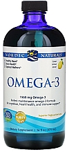 Пищевая добавка с лимонным вкусом в жидкости "Омега-3" - Nordic Naturals Omega-3 Lemon Flavor — фото N3