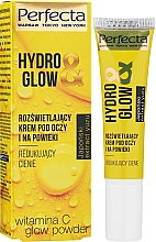 Освітлювальний крем для шкіри навколо очей - Perfecta Hydro & Glow Eye Cream — фото N2