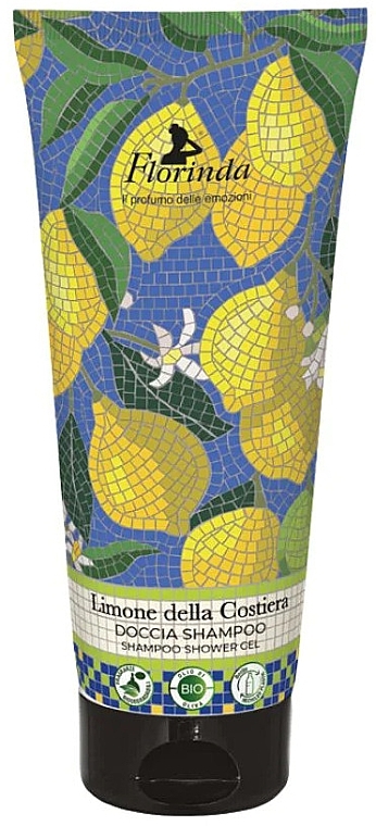 Шампунь-гель для душа "Лимон" - Florinda Mosaici Italiani Shampoo Shower Gel — фото N1