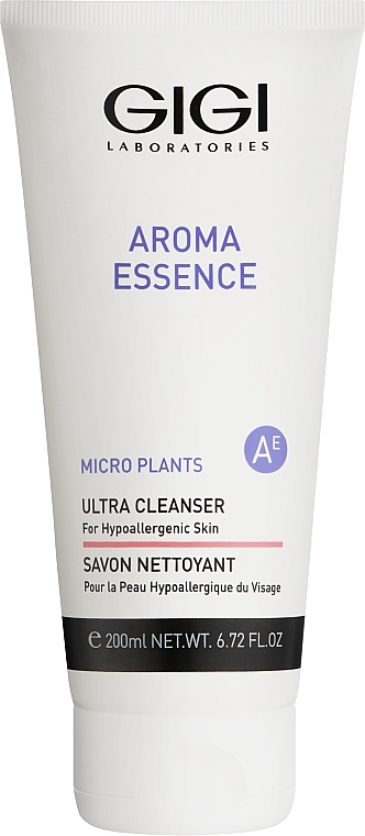 Мыло для чувствительной кожи лица - Gigi Aroma Essence Micro Plants Ultra Cleanser  — фото N1