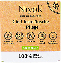 Мило для рук і тіла "Зелений дотик" - Niyok 2in1 — фото N1