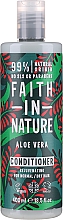 Кондиционер для нормальных и сухих волос "Алоэ вера" - Faith In Nature Aloe Vera Conditioner — фото N1