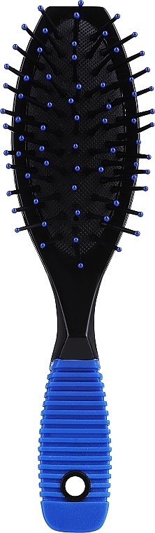 Овальная щетка для волос, 17,5 см, синяя - Ampli — фото N1