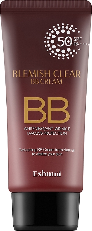 ВВ крем для лица - Eshumi Blemish Clear BB Cream SPF 50+++ — фото N1