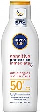 Парфумерія, косметика Сонцезахисне молочко для тіла - NIVEA Sun Anti-allergic Sun Protector Sensitiv Milk