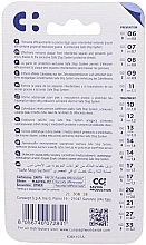 Межзубные ершики 1.3 мм, 6 шт., бордовые - Curaprox Curasept Proxi Treatment T13 Bordeaux — фото N2