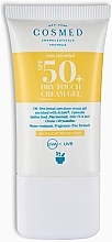 Солнцезащитный крем-гель для жирной и комбинированной кожи - Cosmed Sun Essential Dry Touch Cream Gel SPF50 — фото N1