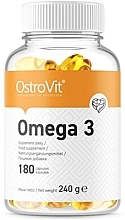 Харчова добавка "Жирні кислоти Омега-3", в капсулах - OstroVit Omega-3 — фото N1