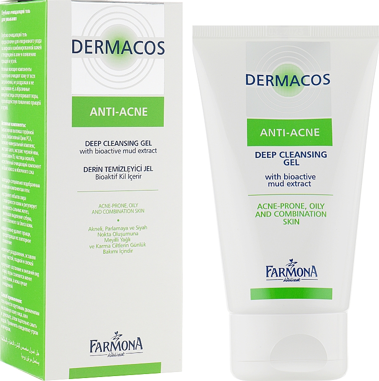 Гель для глубокого очищения кожи лица - Farmona Professional Dermacos Anti-Acne