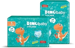 Підгузки-трусики, 5 (11-25 кг), 34 шт. - Dino Baby Pants — фото N2