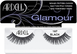 Парфумерія, косметика Накладні вії - Ardell Glamour Eyelashes Black 107