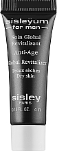 Духи, Парфюмерия, косметика Мужской крем для лица - Sisley Sisleyum For Men Anti-Age Global Revitalizer Dry Skin (пробник)