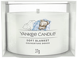Парфумерія, косметика Ароматична свічка в склянці "М'яка ковдра" - Yankee Candle Soft Blanket (міні)