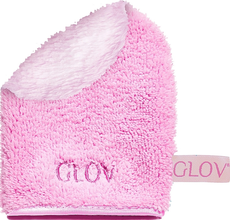 Рукавичка для зняття макіяжу, рожева - Glov Dual Fiber Makeup Removing & Skincare Mitt — фото N1