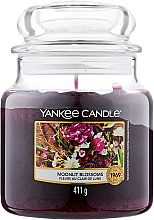 Ароматическая свеча в банке - Yankee Candle Moonlit Blossoms — фото N3