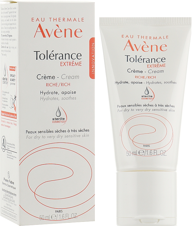 Заспокійливий крем - Avene Peaux Hyper Sensibles Tolerance Extreme Cream — фото N5