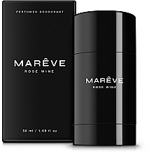 Парфюмированный дезодорант-стик "Rose Wine" - MARÊVE — фото N1