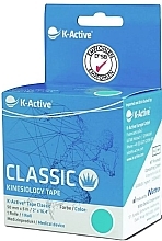 Кінезіо тейп, блакитний - K-Active Tape Classic — фото N1