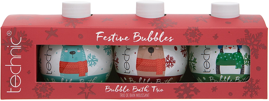 Набор - Technic Cosmetics Novelty Bubble Bath Trio (bath/f/3x150ml) — фото N1