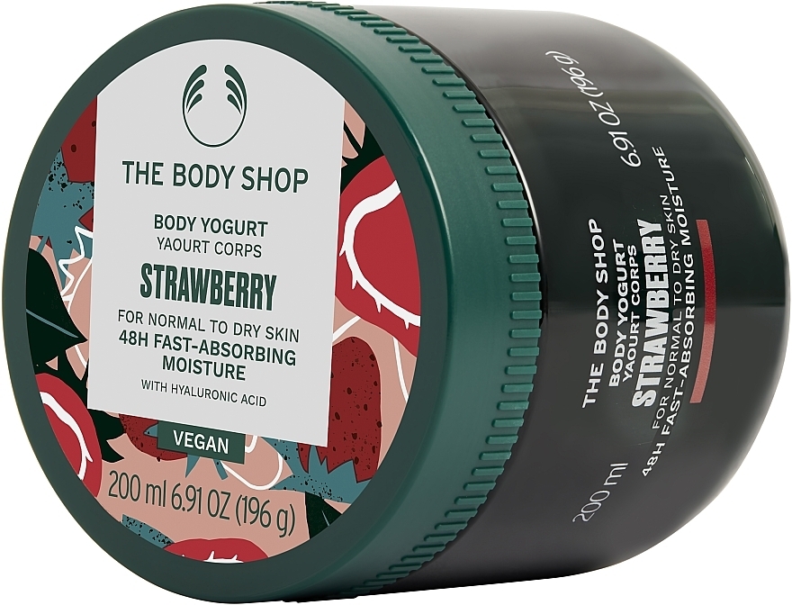 Йогурт для тела "Клубника" - The Body Shop Strawberry Body Yogurt  — фото N2
