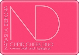 Палітра для обличчя "Рум'яна і хайлайтер" - Natasha Denona Cupid Cheek Duo — фото N2