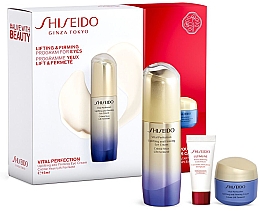 Духи, Парфюмерия, косметика Набор - Shiseido Vital Perfection Lifting & Firming Eye Set (eye/cr/15ml + conc/5ml + cr/15ml)