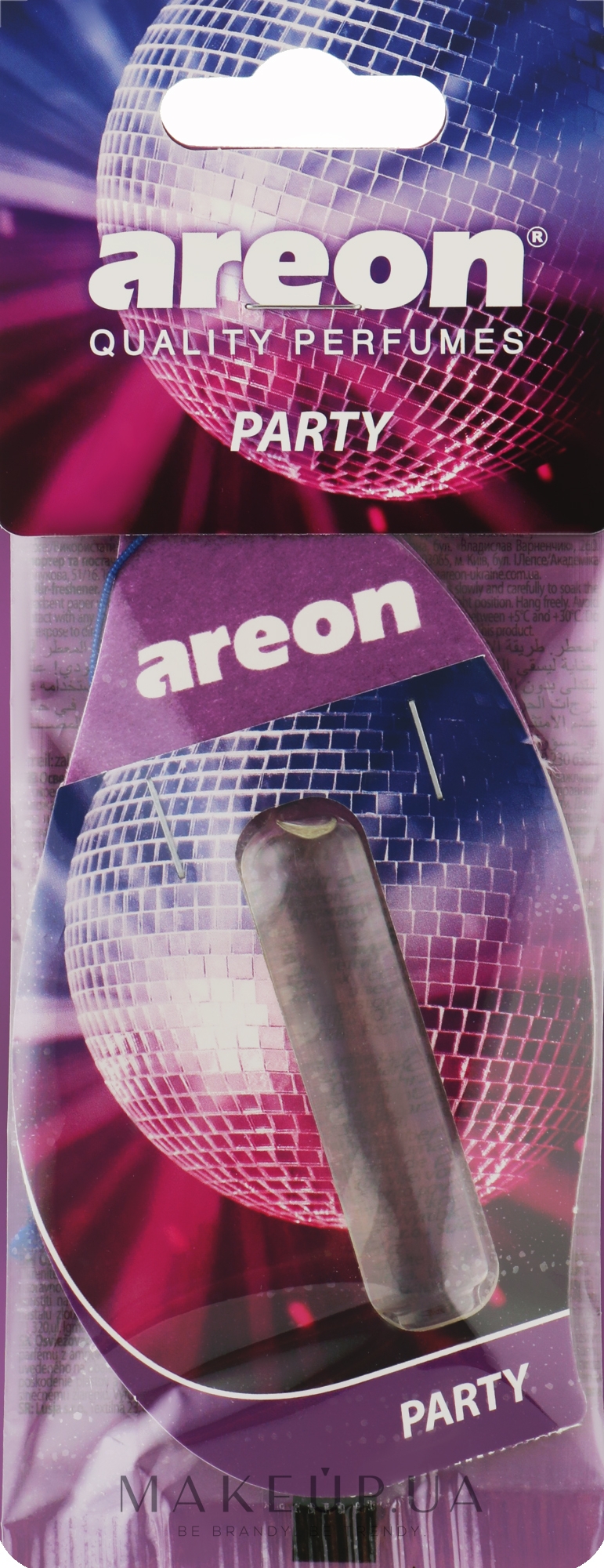 Ароматизатор для автомобіля, капсула "Вечірка" - Areon Mon Liquid Party — фото 5ml