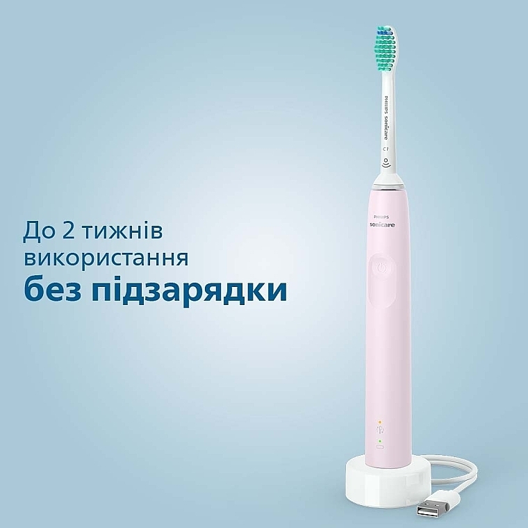 Электрическая звуковая зубная щетка HX3673/11, розовая - Philips Sonicare 3100 HX3673/11 — фото N6