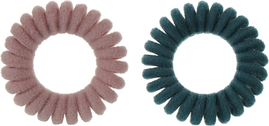 Резинка-браслет для волос - Invisibobble Power Fluffy Rose and Ice Perfomance Hair Spiral — фото N2