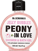 Гель для душу - Mr.Scrubber Jelly Bubbles Peony in Love Shower & Bath Gel — фото N1