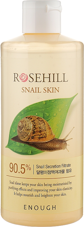 Многофункциональный тонер для лица с улиточной слизью - Enough Rosehill Snail Skin 90%