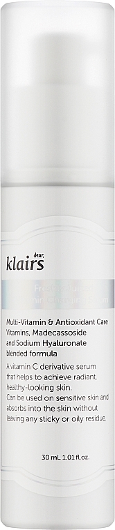 Вітамінна сироватка для обличчя - Klairs Freshly Juiced Vitamin Charging Serum — фото N1