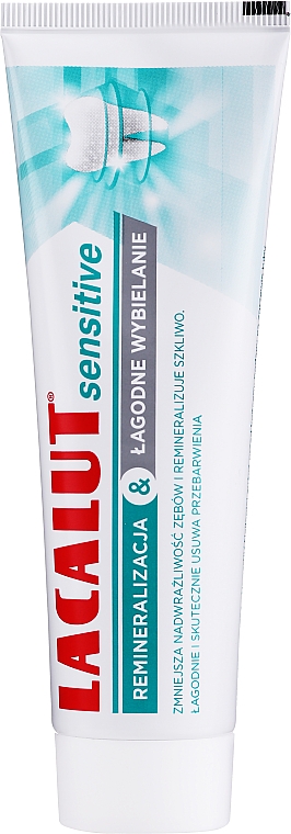 Зубна паста "Захист чутливих зубів & дбайливе відбілювання" - Lacalut Sensitive