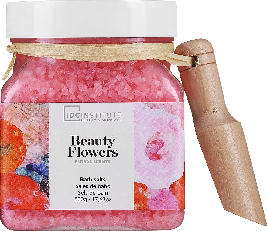 Сіль для ванн - IDC Institute Beauty Flowers Bath Salts — фото N1