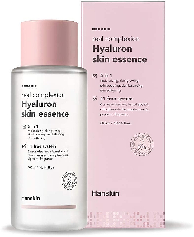 Есенція з гіалуроновою кислотою - Hanskin Real Complexion Hyaluron Skin Essence — фото N2