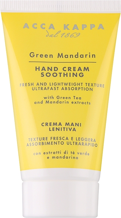 Крем для рук - Acca Kappa Green Mandarin Hand Cream — фото N1