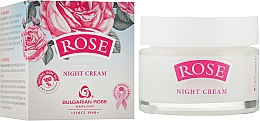 Парфумерія, косметика Нічний крем для обличчя - Bulgarska Rosa Rose Night Cream