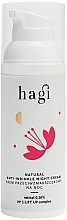 Парфумерія, косметика Нічний крем для обличчя - Hagi Natural Anti-Wrinkle Night Cream