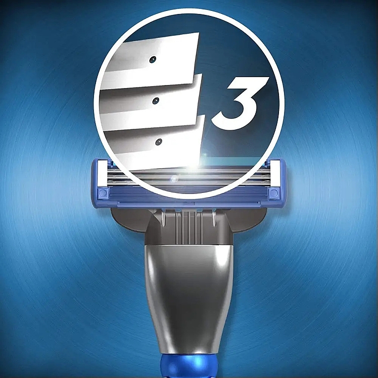Змінні касети для гоління, 4 шт. - Gillette Mach 3 Turbo 3D — фото N2