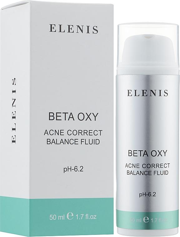 Нічний балансувальний флюїд для проблемної шкіри - Elenis Beta Oxy System Acne Correct Balance Fluid — фото N2