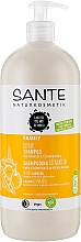 Шампунь регенерирующий для секущихся волос "Олива и Белок Гороха" - Sante Family Repair Shampoo — фото N5
