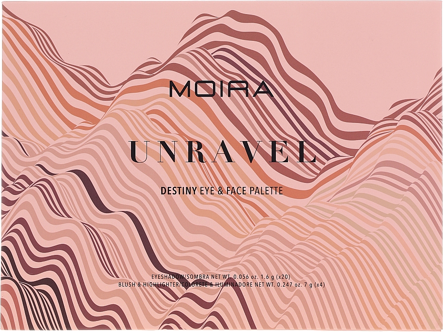 Палетка для макіяжу - Moira Unravel Eye & Face Palette — фото N2