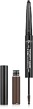 Олівець для брів і туш 2в1 - Bronx Colors Eyebrow Pen & Brow Mascara — фото N1