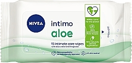 Парфумерія, косметика Вологі серветки для інтимної гігієни - NIVEA Intimo Aloe Water