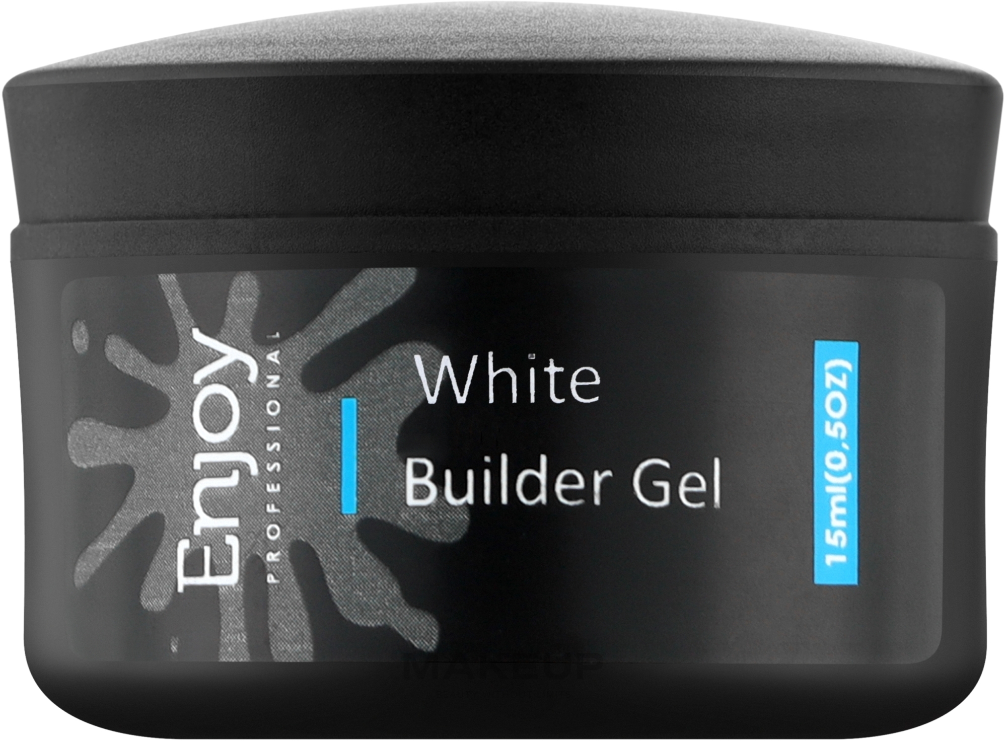 Конструювальний гель для нігтів, білий - Enjoy Professional White Builder Gel — фото 15ml