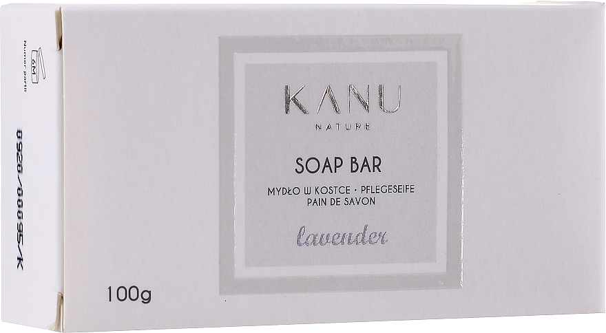 Шматкове мило "Лаванда" для рук і тіла - Kanu Nature Soap Bar Lavender — фото N1