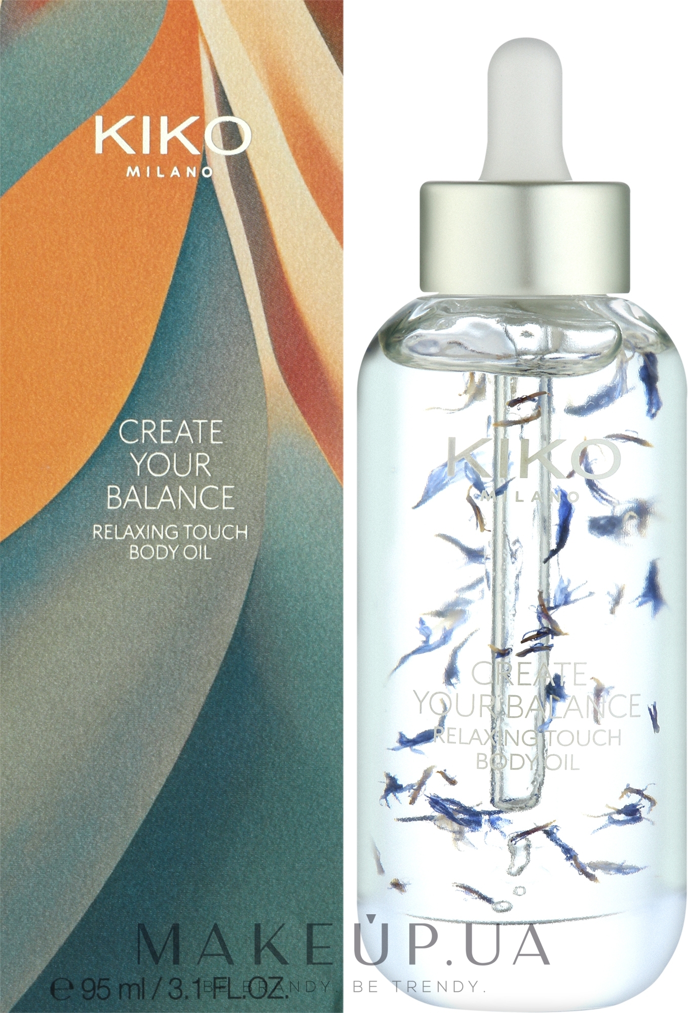 Питательное гель-масло для тела - Kiko Milano Create Your Balance Relaxing Touch Body Oil — фото 95ml
