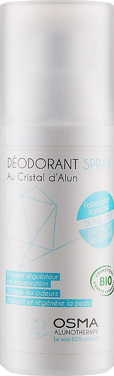 Дезодорант-спрей органический "Кристалл Алунита" - OSMA Aluna Deodorant Spray