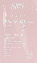 Парфумерія, косметика Маска відновлювальна з колагеном - Shot Care Design Anti-Age & Restoring Mask (пробник)