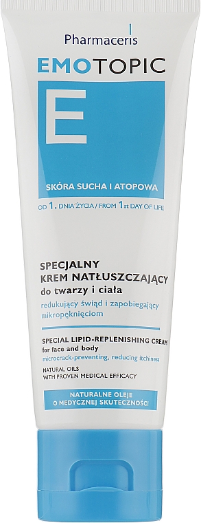 Специальный крем для лица и тела - Pharmaceris E Emotopic Special Lipid-Replenishing Cream — фото N2